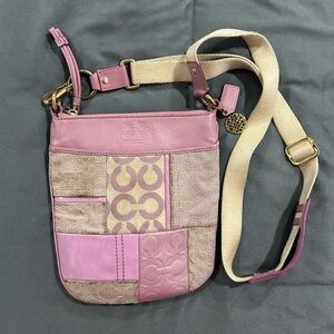 Coach Ali patchwork crossbody purse